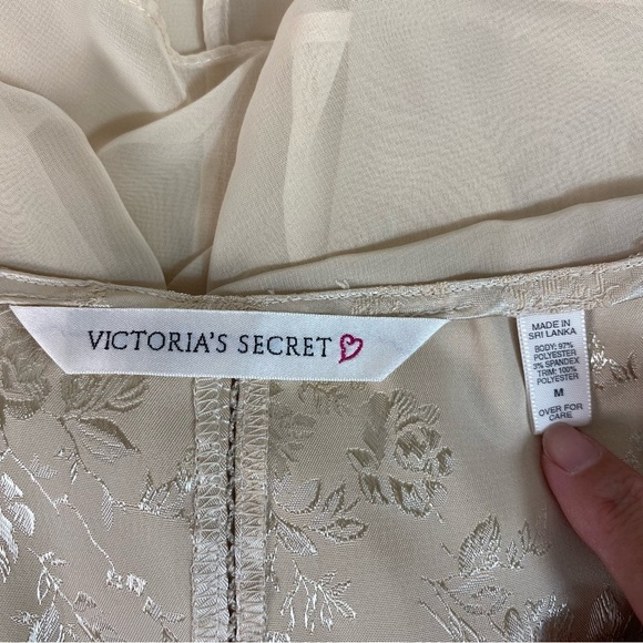 Victoria Secret Teddy M‎ Beige Thong Lingerie - Picture 4 of 14